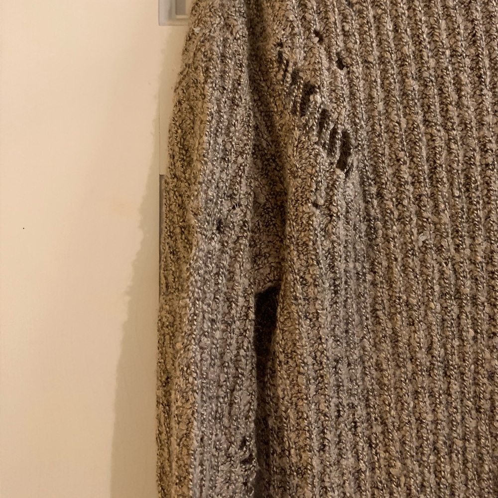 Ripped Sweater Dress